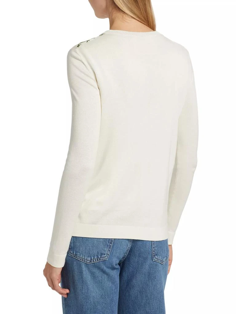 Oscar de la Renta Dandelion Silk-Blend Cardigan 5