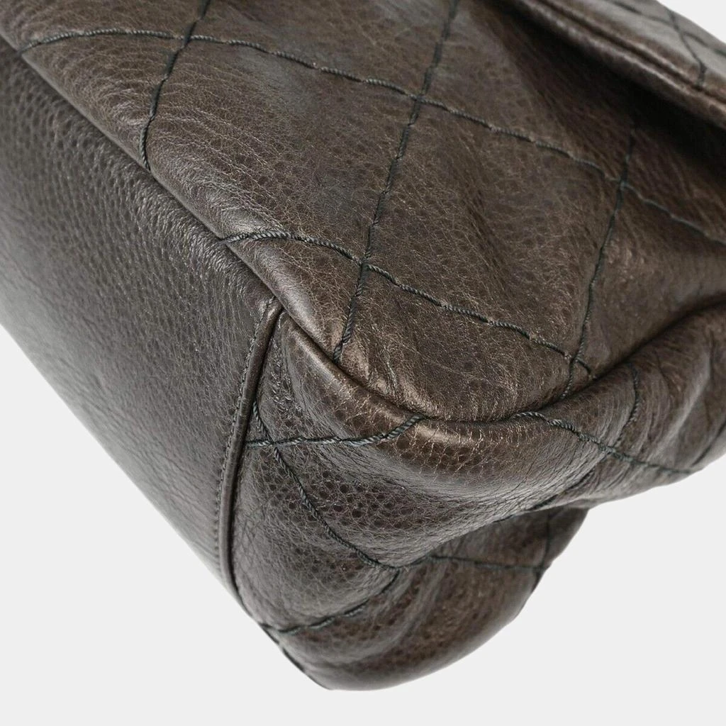 Chanel Chanel Brown Calfskin On-the-Road Handbag 10