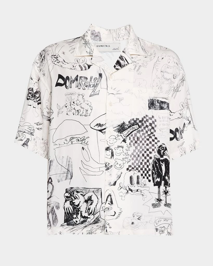 DOMREBEL Men's Silly Camp Shirt 1