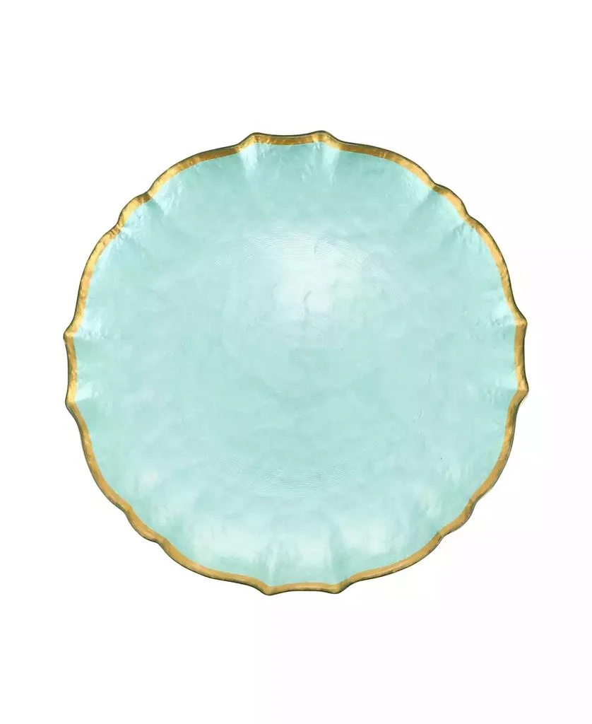 VIETRI Baroque Glass Dinner Plate 10.5"