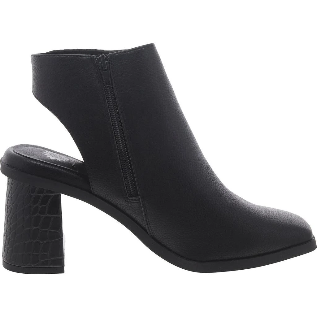Yellow Box Millar Womens Faux Leather Square Toe Booties 2