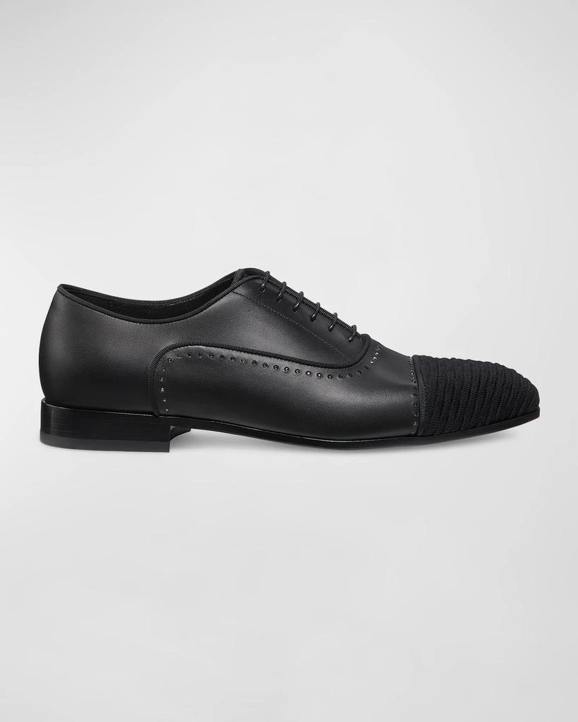 Stuart Weitzman Men's Premiere Party Cap-Toe Oxford Loafers 1