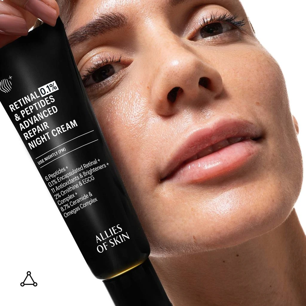 Allies of Skin Allies of Skin Retinal 0.1% & Peptides Advanced Repair Night Cream 48ml 3