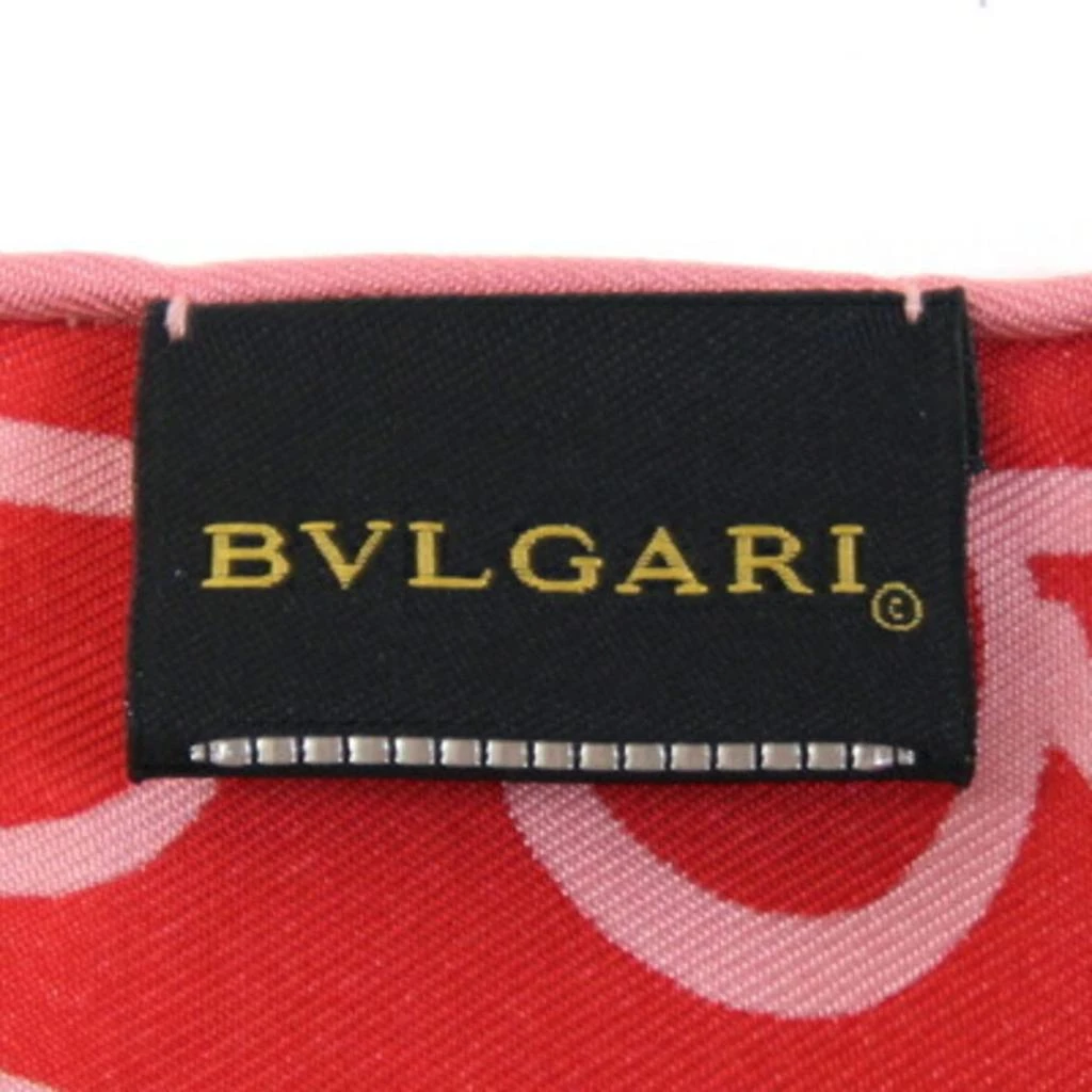 BVLGARI blue Color Silk Scarf (Pre-Owned) 2