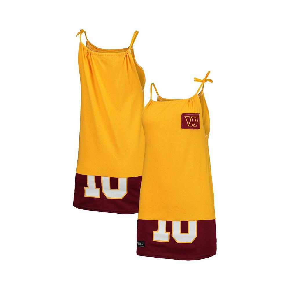 Refried Apparel Women's Gold Washington Commanders Sleeveless Tank Dress