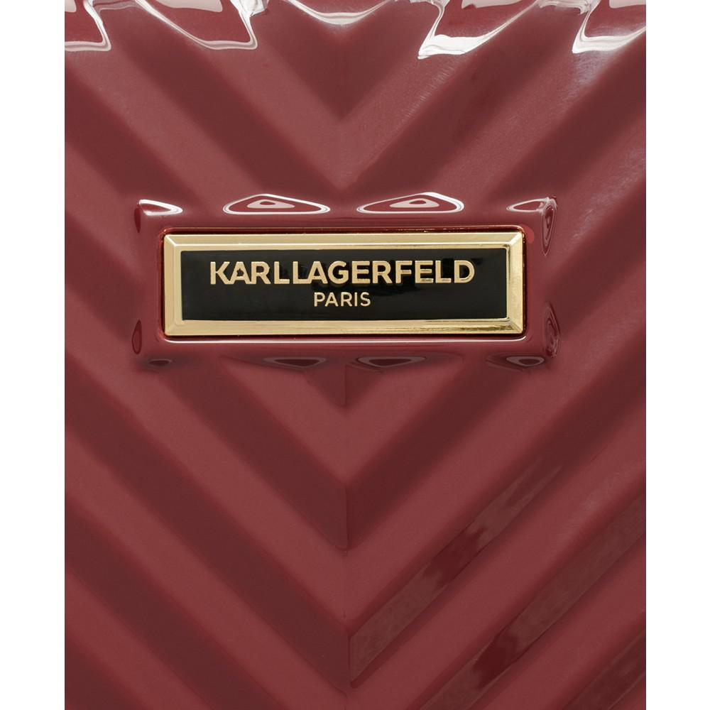 KARL LAGERFELD PARIS Karl Lagerfeld Chevron 25"  Hardside Spinner