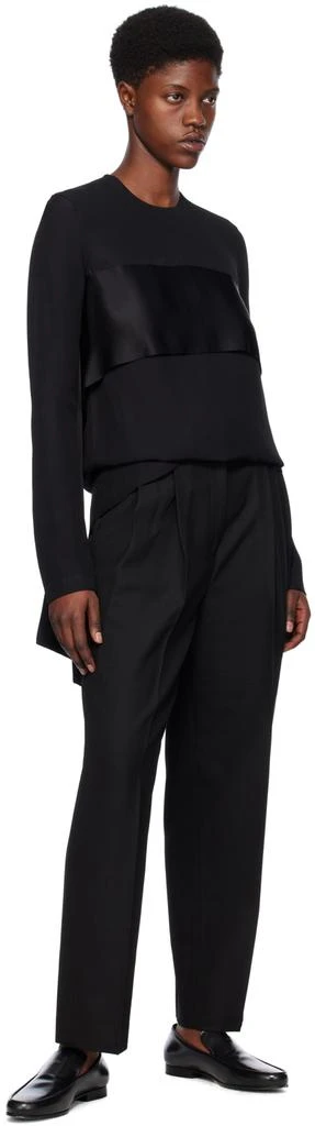 Totême Black Layered Blouse 4