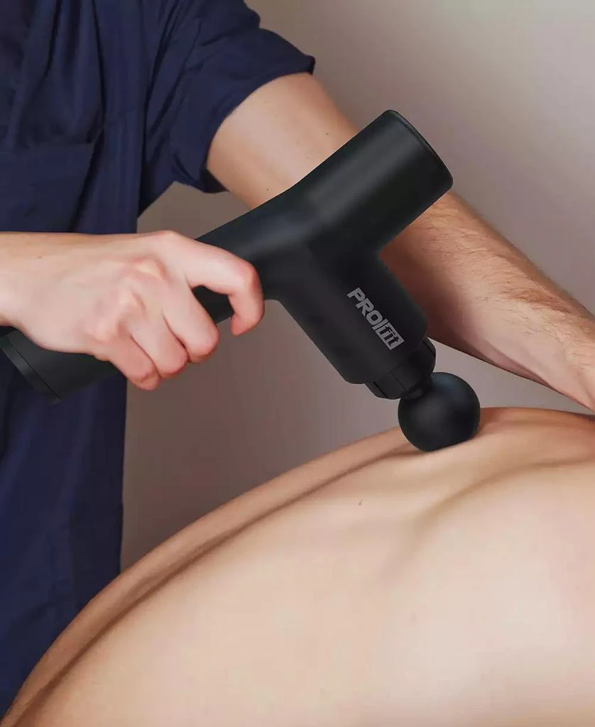 Tzumi PROfit Percussion Muscle Massage Gun, Rechargeable Deep Tissue Full-Body Massager with Multiple Attachments 7
