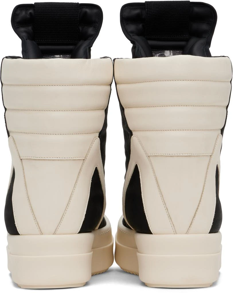 Rick Owens Black & Off-White Porterville Mega Geobasket Sneakers 2