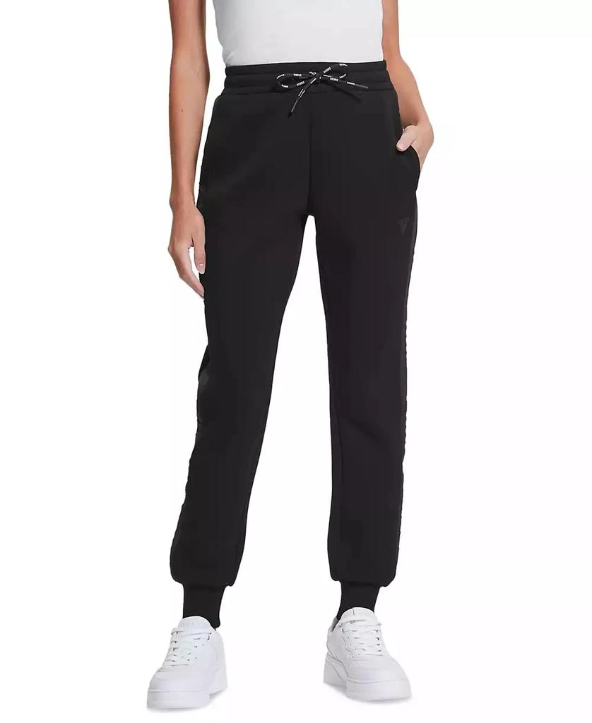 GUESS Women's Allie Logo-Tape Cuffed Sweatpants 1