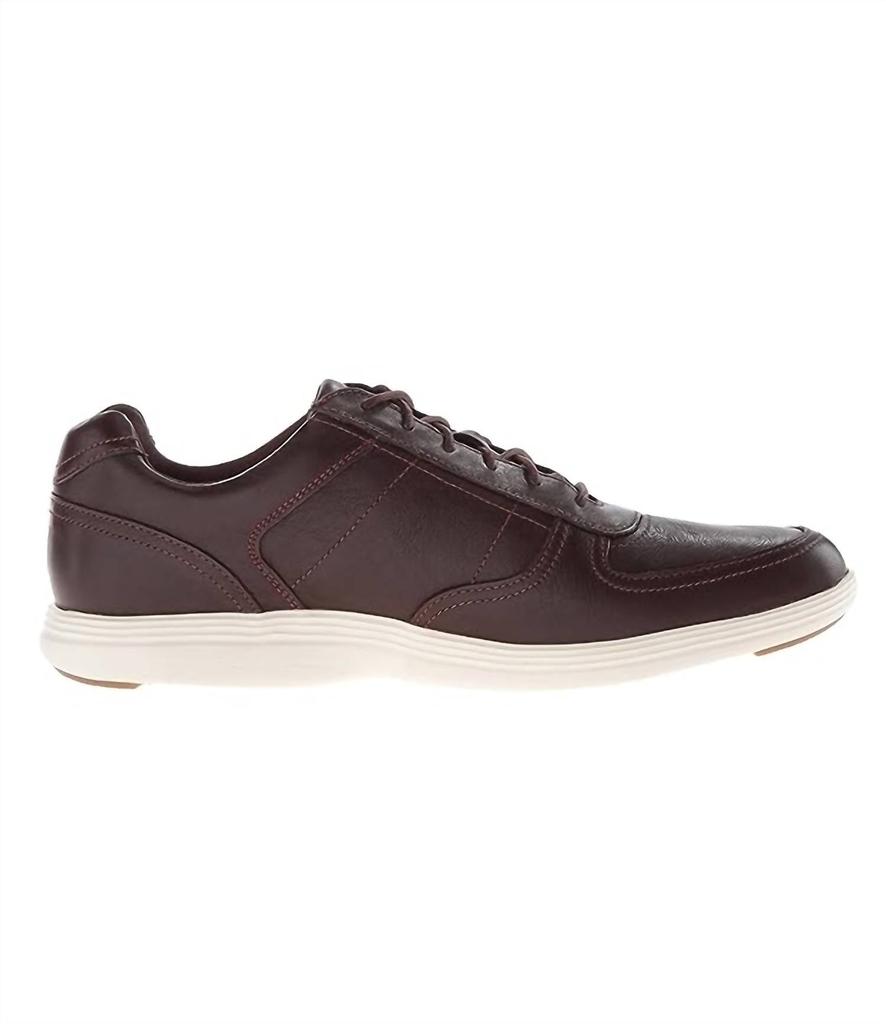 Cole Haan Men's Grand Tour Sport Oxford Shoes In Chestnut Leather/ivory