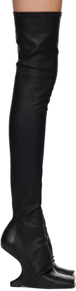 Rick Owens Black Porterville Cantilever 11 Tall Boots 1