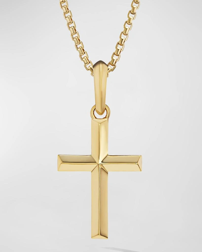 David Yurman Men's Cross Pendant in 18K Gold, 24mm 2