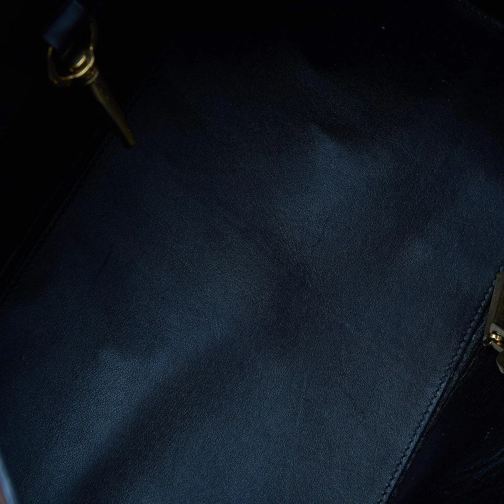 Valentino Valentino Brown/Black Leather Medium VLOGO Escape Tote 9