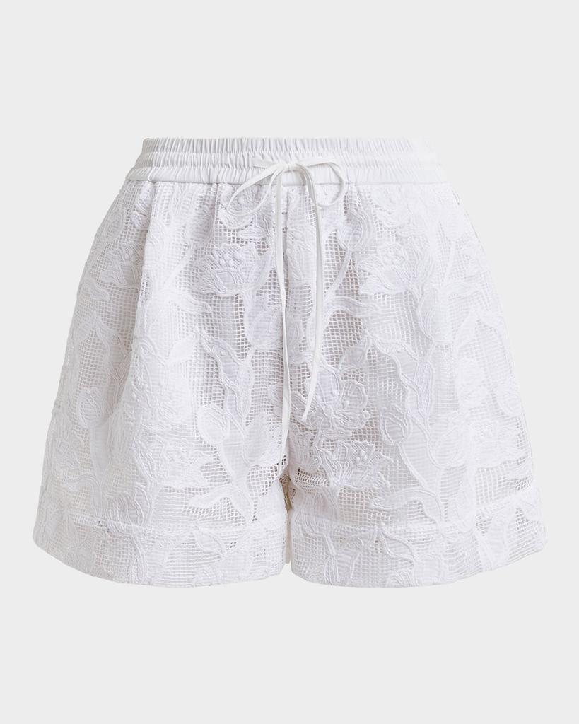 Essentiel Hazer Floral Lace Shorts