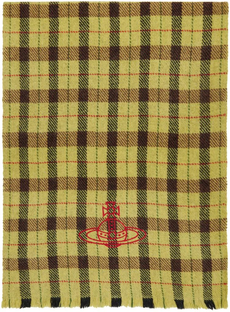 Vivienne Westwood Multicolor Flannel Scarf 1