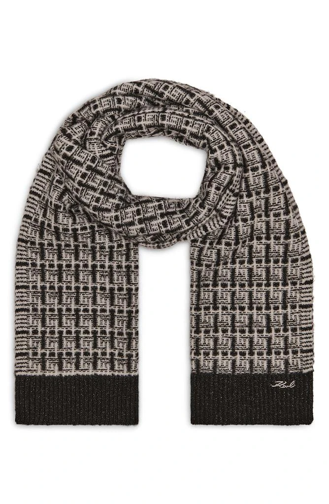 Karl Lagerfeld Paris Tweed Shine Scarf
