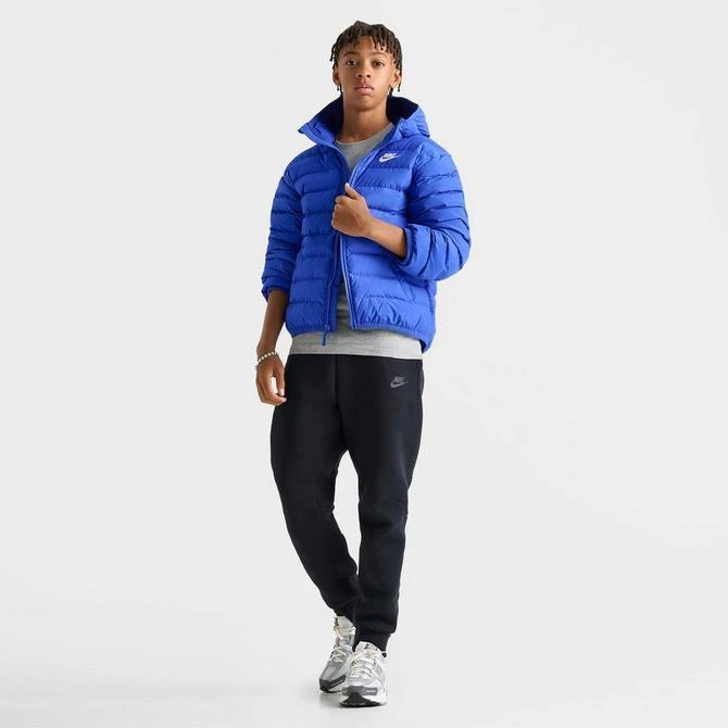 NIKE Kids' Nike Sportswear Lightweight Synthetic Fill Hooded Jacket 2