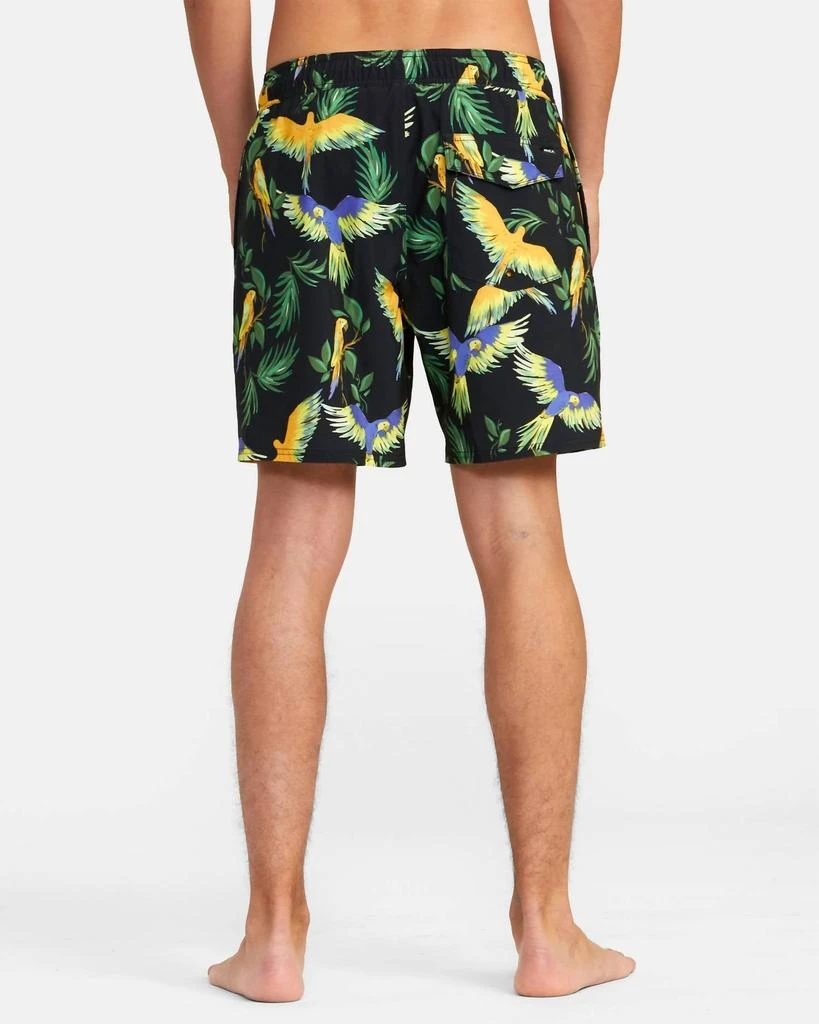 RVCA Mens Va Elastic Waist Boardshorts 17" In Parrot 3