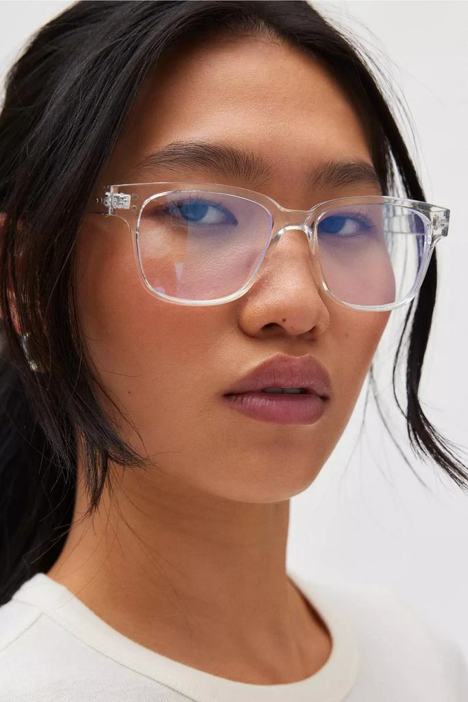 Urban Outfitters Haley Square Blue Light Glasses 1