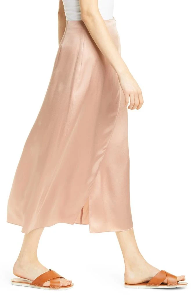 Vince Side Pleat Faux Wrap Skirt 3