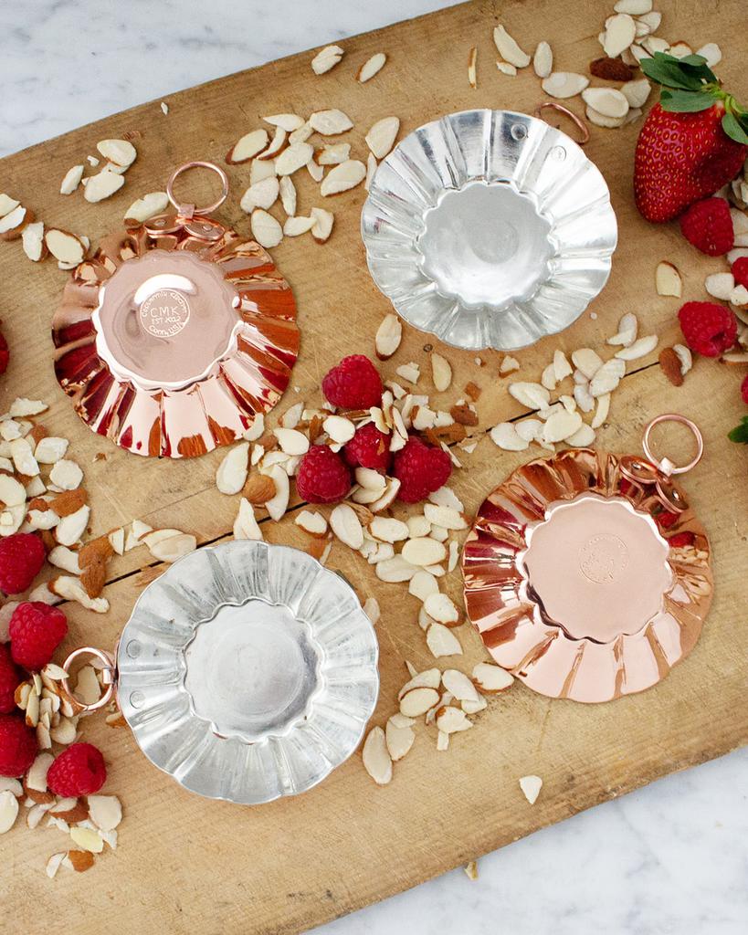 Coppermill Kitchen Vintaged Copper Tartlets, Set of 4