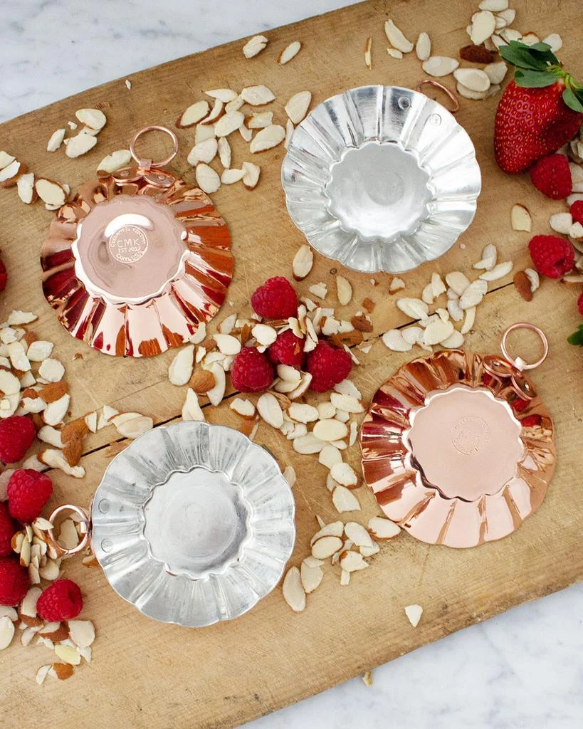 Coppermill Kitchen Vintaged Copper Tartlets, Set of 4 2