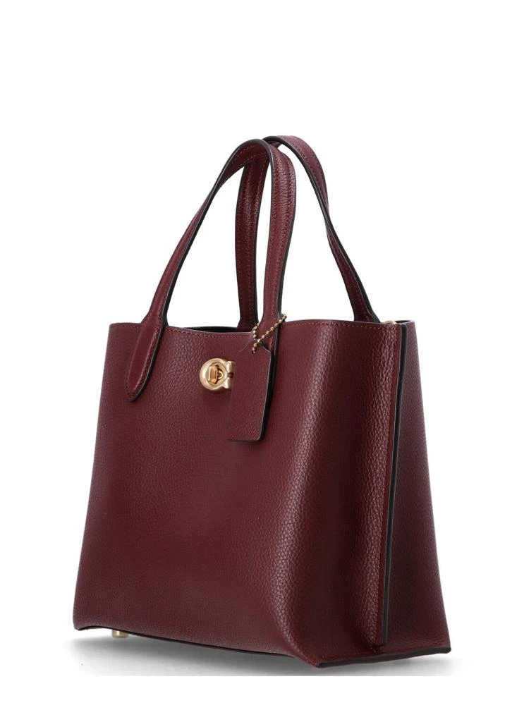 Coach Polished Pebble Leather Willow Tote 4