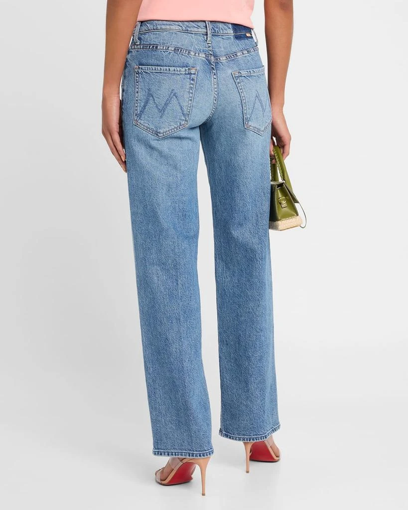 MOTHER Lil' Mid-Rise Tunnel Vision Sneak Jeans 3