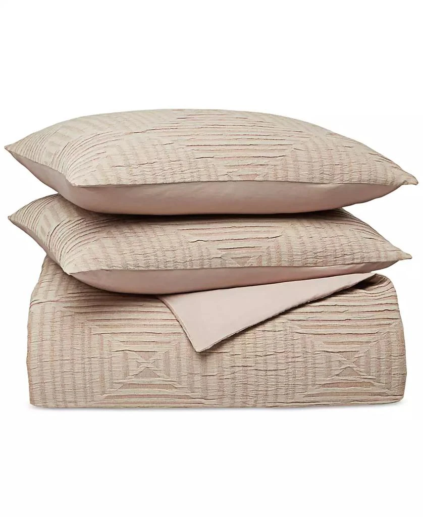 Oake LAST ACT! Concentric Square Matelassé 3-Pc. Comforter Set, Full/Queen, Exclusively at Macy’s 3