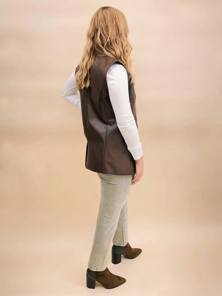 Papillon Papillon - Ruby Pleather Vest 4
