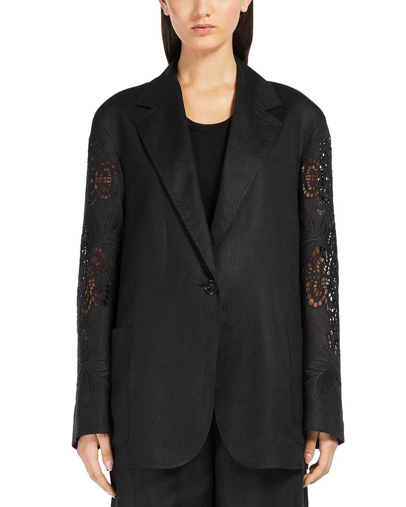 Max Mara Angizia Linen Blazer 1
