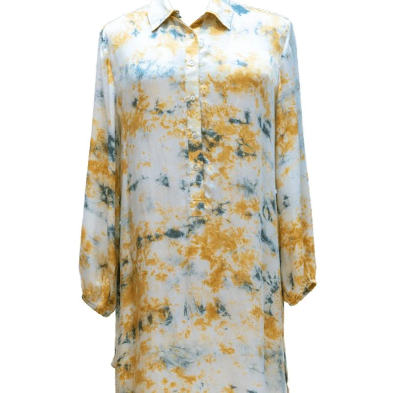 Mes Demoiselles Ilico Shirt Dress Khaki Ocre 1