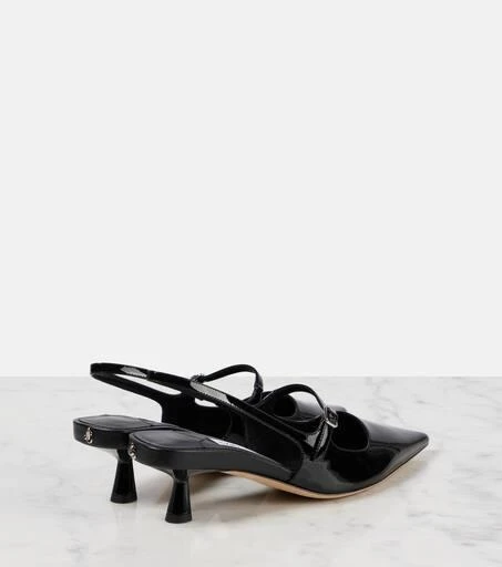 Jimmy Choo Didi 45 patent leather slingback pumps 2