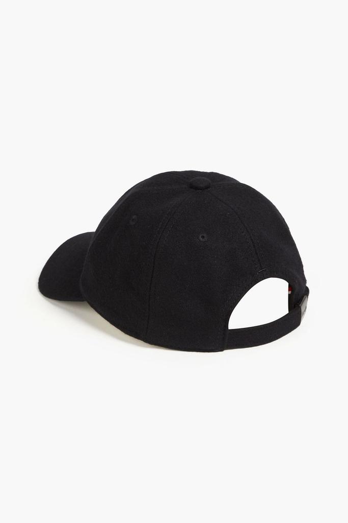 Fusalp Appliquéd wool-blend felt baseball cap