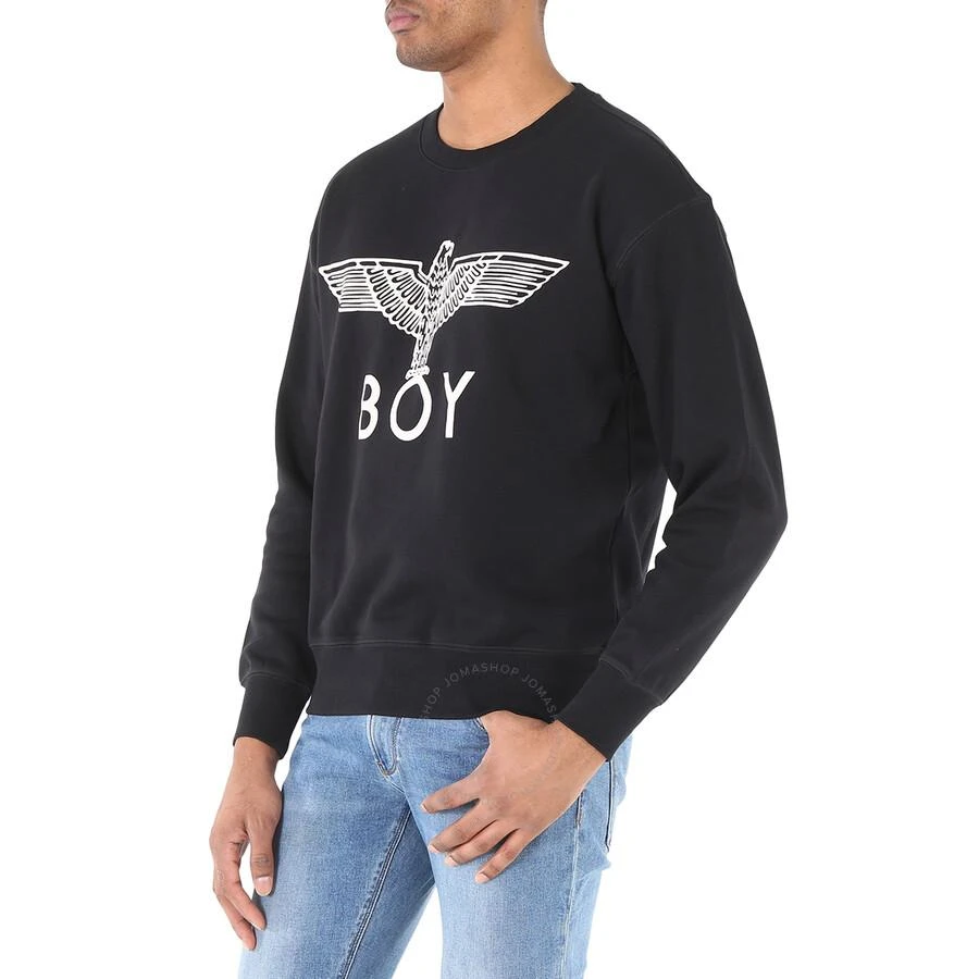BOY LONDON Men's Black / White Long Sleeve Boy Eagle Sweatshirt 2