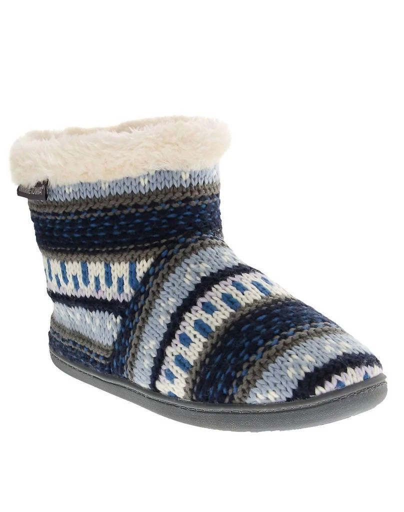 Minnetonka Women's Betty Bootie Slippers In Blue Multi 2