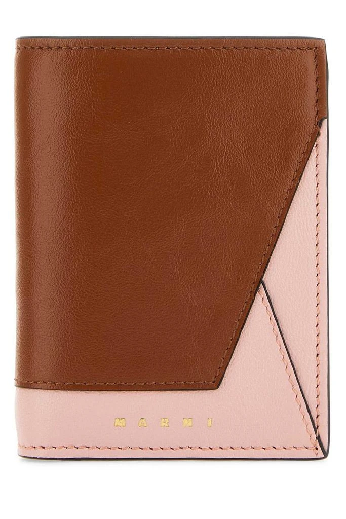 Marni Marni Logo Detailed Bi-Fold Wallet 1