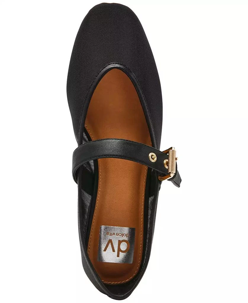 DV Dolce Vita Women's Mulaney Mesh Buckle Mary Jane Flats 4