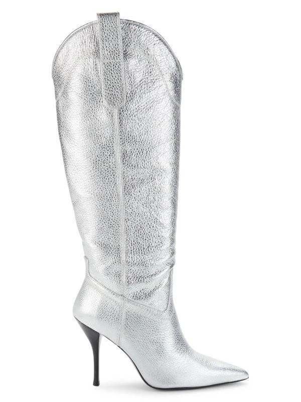 Stuart Weitzman Outwest 100 Stiletto Cowboy Knee Boots 1