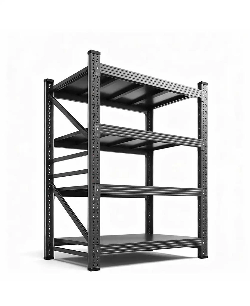 YIGII Heavy Duty40" W x 60" H Garage Shelving, 4-Tier, Adjustable, 2000 lbs Capacity