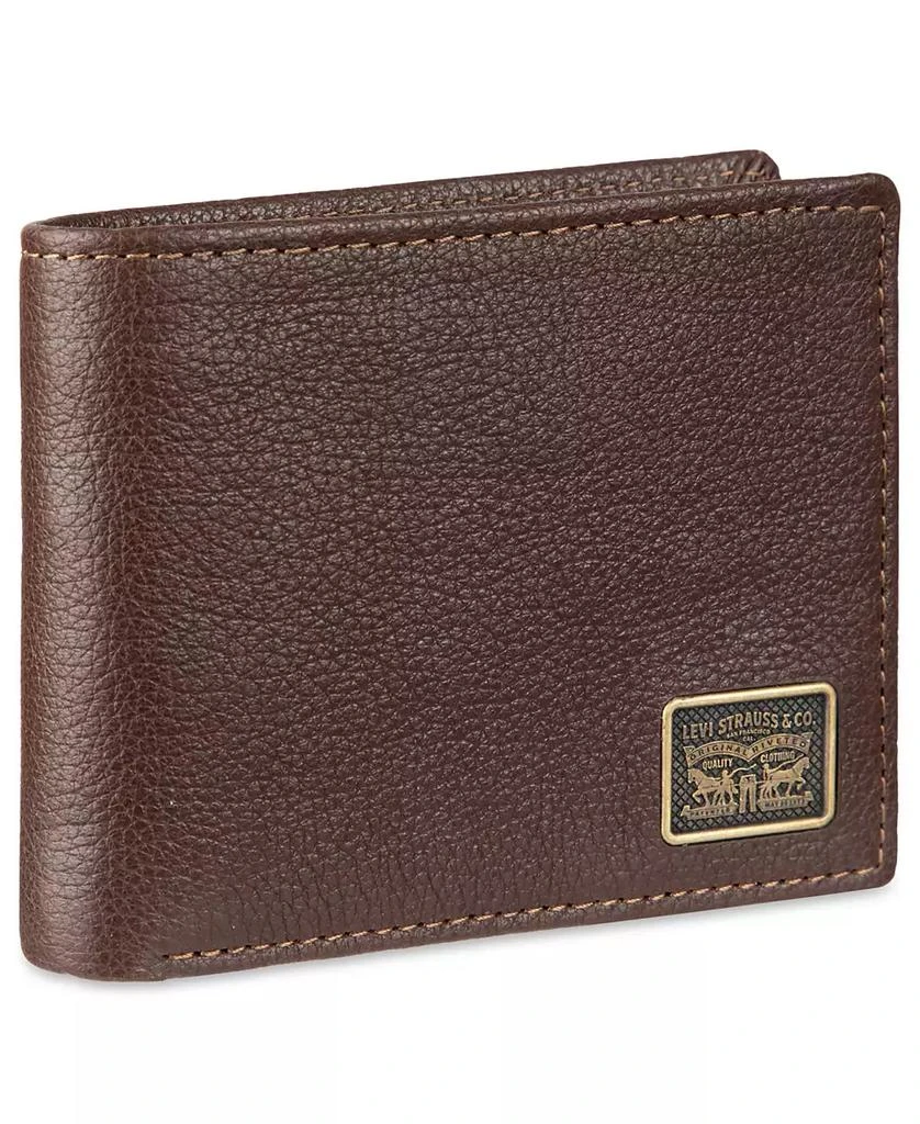 Levi's Men's Bill Divider and Ornament Passcase Wallet 13