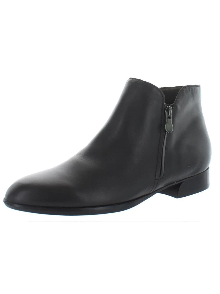 Munro Averee Womens Leather Double Zipper Ankle Boots 1