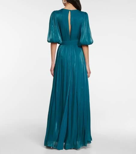 Costarellos Brennie iridescent georgette gown 3