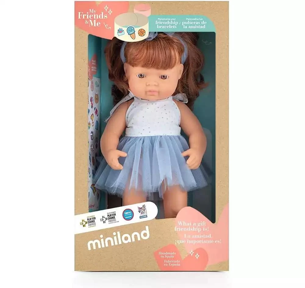 MINILAND My Friends and Me Collection Baby Girl Doll with Red Hair - 15" 4