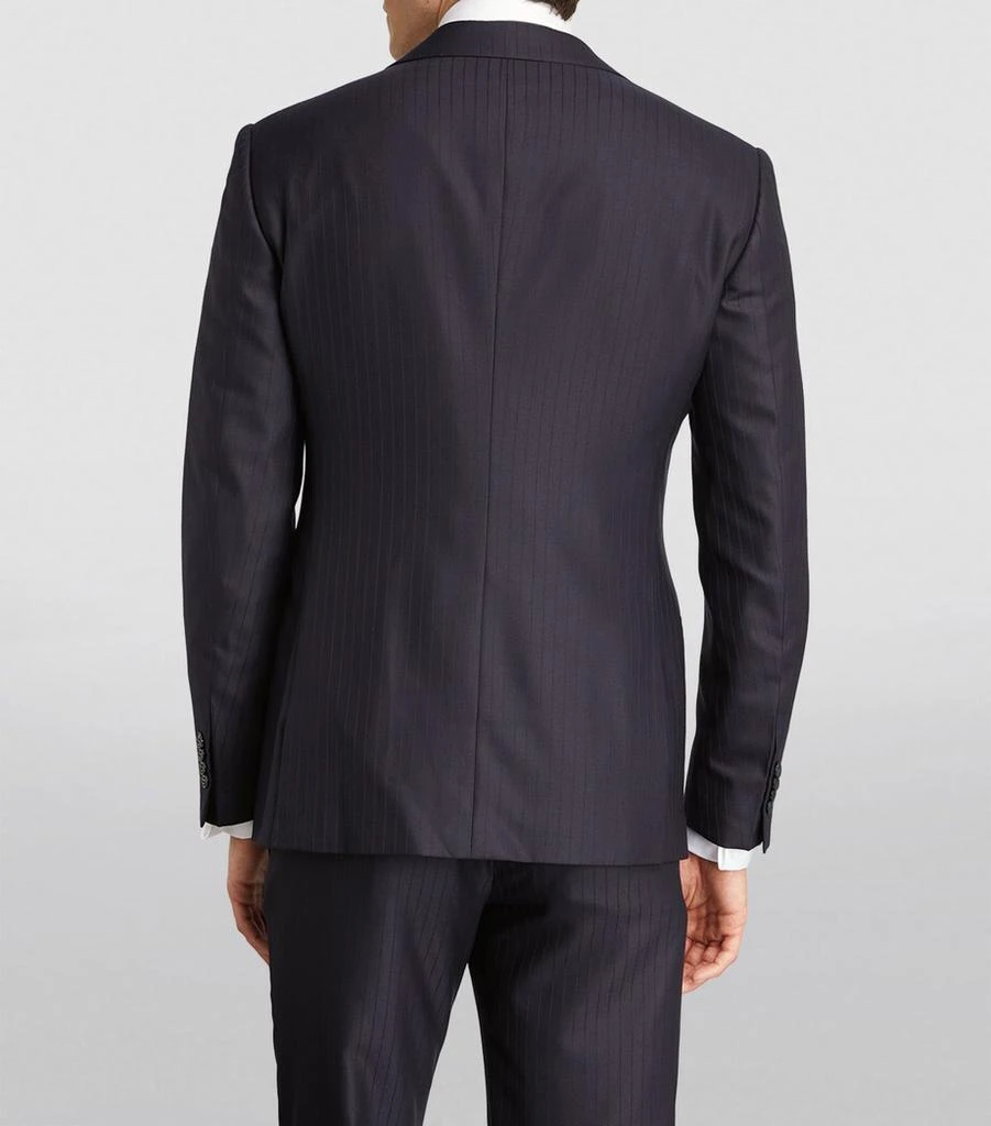 Giorgio Armani Pinstripe Single-Breasted Two-Piece Suit 4
