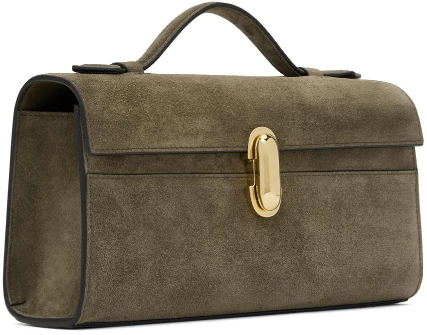 SAVETTE Brown Symmetry Pochette Bag 2