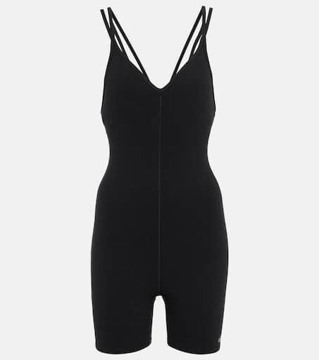 Alo Airlift 7/8 Decadent Bodysuit - Black - Tops - Free
