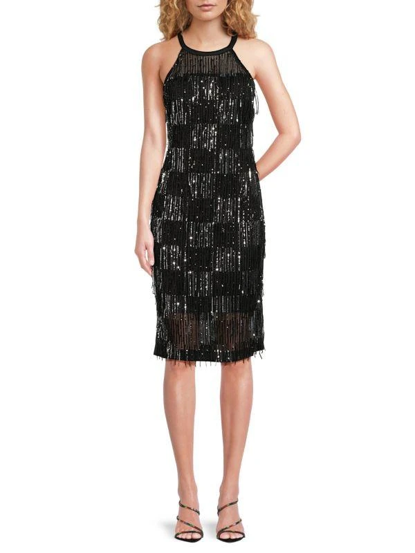 GUESS Sequin Knee Dress 1