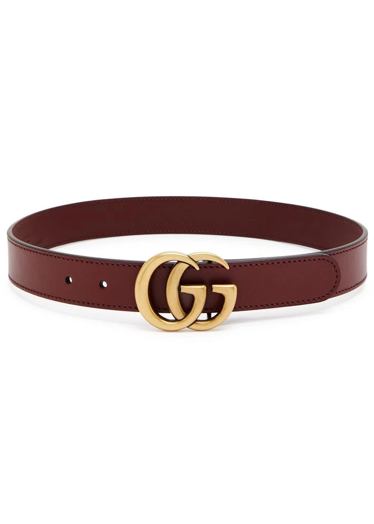 Gucci KIDS GG leather belt 1
